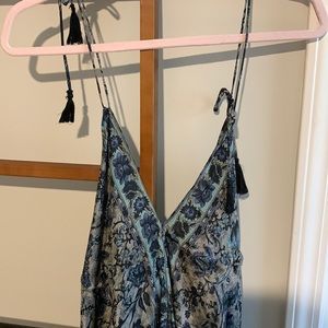 Beautiful Silk  Silk Dress.  Handkerchief Style.  Ties at arms & waist.